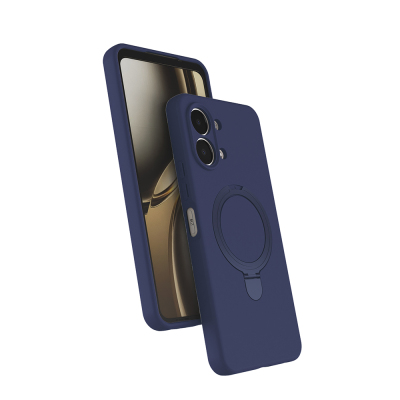 Oppo A6 Pro Kılıf M-safe Şarj Özellikli Standlı Zore Samara Kapak - 2