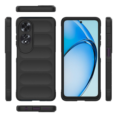 Oppo A60 Case Flexible TPU Hollow Back Surface Design Zore Etnik Silicone Cover - 7