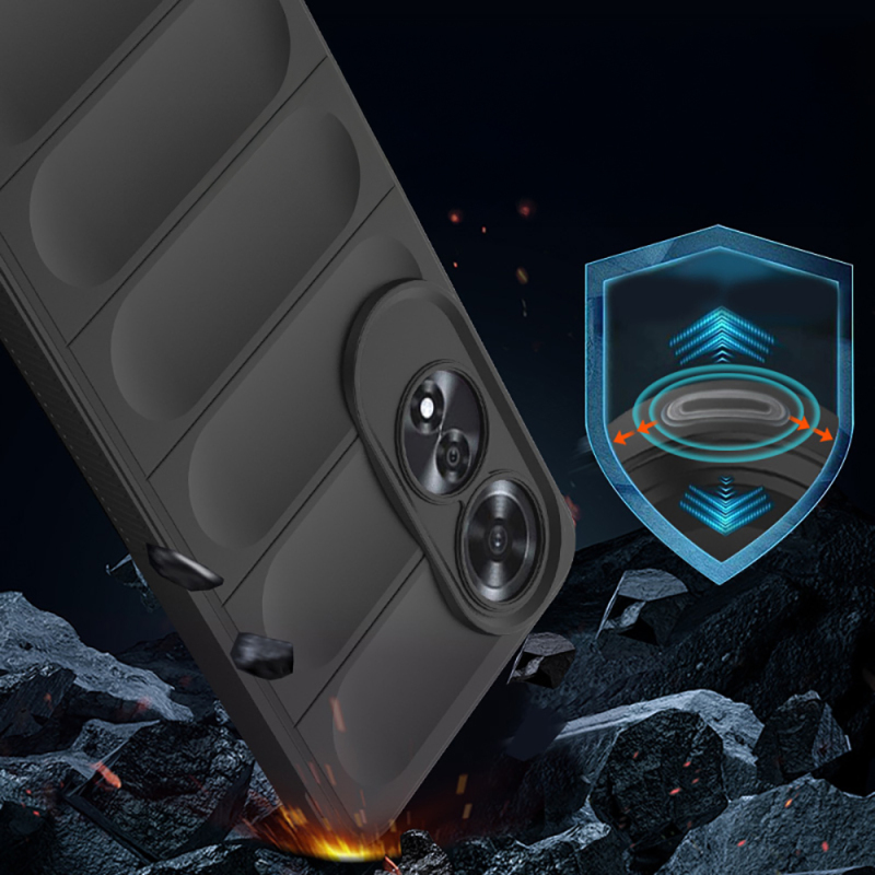 Oppo A60 Case Flexible TPU Hollow Back Surface Design Zore Etnik Silicone Cover - 8