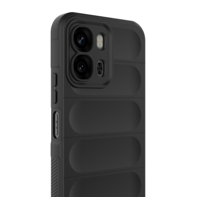 Oppo A6T Kılıf Esnek TPU Oyuklu Arka Yüzey Tasarımlı Zore Etnik Silikon Kapak - 4