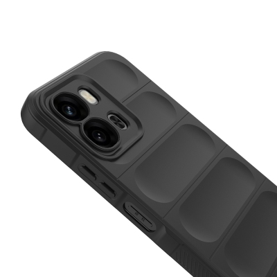 Oppo A6T Kılıf Esnek TPU Oyuklu Arka Yüzey Tasarımlı Zore Etnik Silikon Kapak - 7