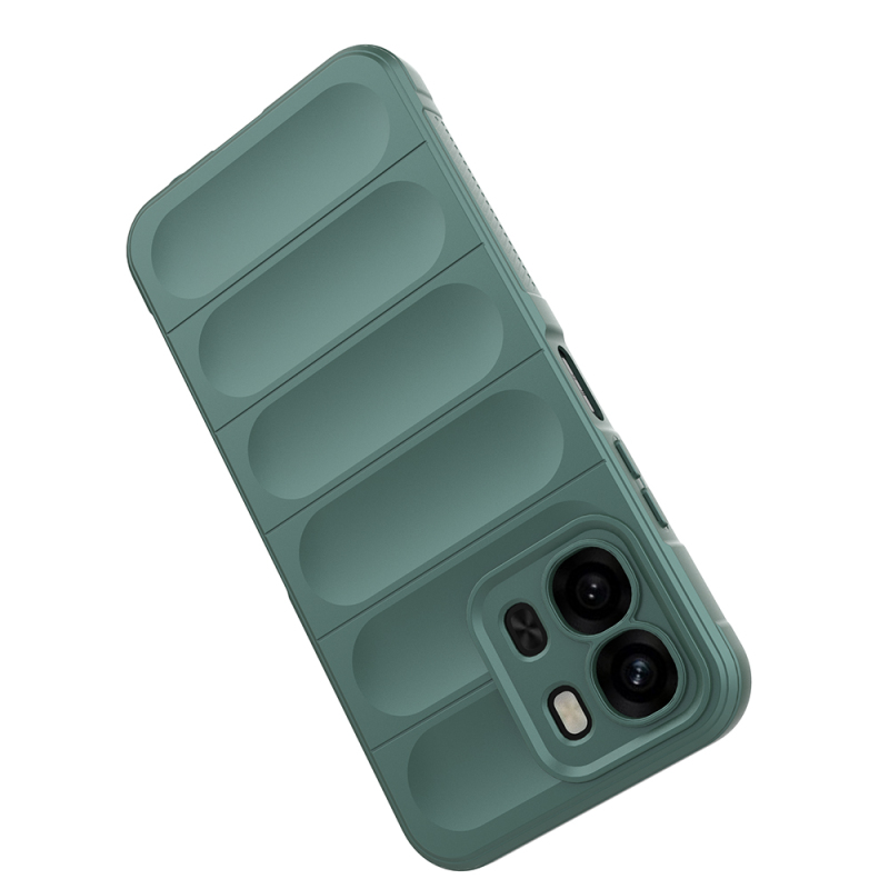 Oppo A6T Kılıf Esnek TPU Oyuklu Arka Yüzey Tasarımlı Zore Etnik Silikon Kapak - 23