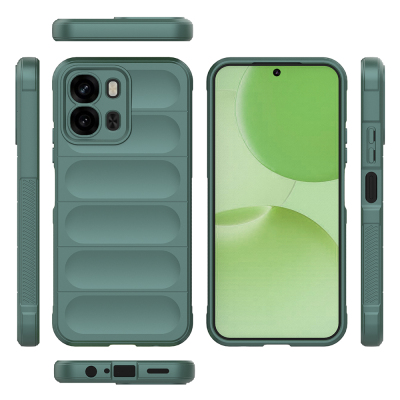 Oppo A6T Kılıf Esnek TPU Oyuklu Arka Yüzey Tasarımlı Zore Etnik Silikon Kapak - 25