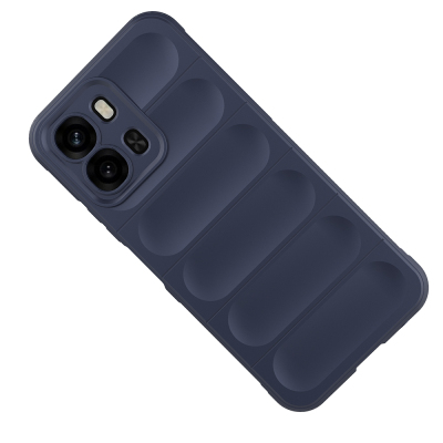 Oppo A6X Kılıf Esnek TPU Oyuklu Arka Yüzey Tasarımlı Zore Etnik Silikon Kapak - 5
