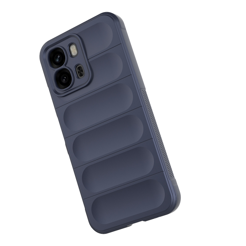 Oppo A6X Kılıf Esnek TPU Oyuklu Arka Yüzey Tasarımlı Zore Etnik Silikon Kapak - 6