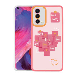 Oppo A74 4G Case Zore M-Fit Patterned Cover - 4