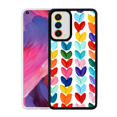 Oppo A74 4G Case Zore M-Fit Patterned Cover - 8