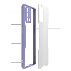 Oppo A74 4G Case Zore Parfe Cover - 4