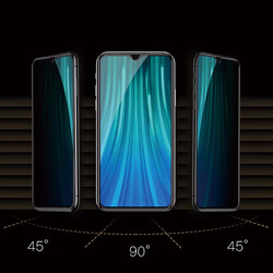 Oppo A7X Zore New 5D Privacy Tempered Screen Protector - 5