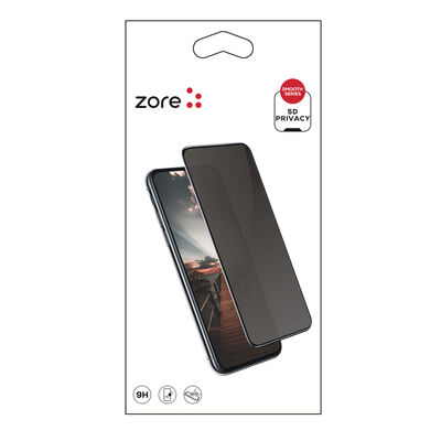 Oppo A7X Zore New 5D Privacy Temperli Ekran Koruyucu - 1