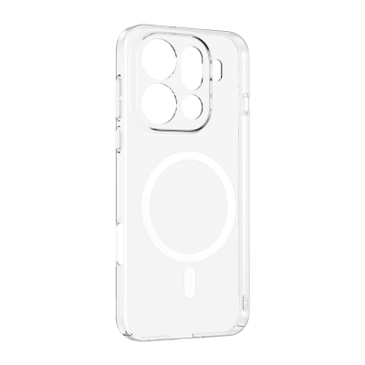 Oppo Find X9 Pro Kamera Korumalı M-Safe Şarj Özellikli Şeffaf Zore London Sert PC Kapak - 2