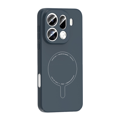 Oppo Find X9 Pro Kılıf M-Safe Şarj Özellikli Kamera Korumalı Zore Elio Sert PC Kapak - 3