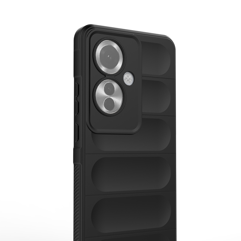 Oppo Reno 11F 5G Case Flexible TPU Hollow Back Surface Design Zore Etnik Silicone Cover - 5