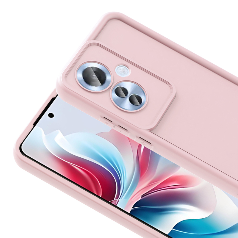 Oppo Reno 11F Kılıf Kamera Korumalı Zore Ananas Kapak - 13