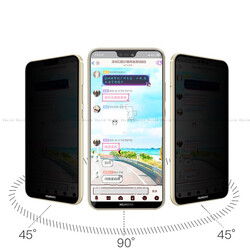 Huawei Mate 20 Lite Zore New 5D Privacy Temperli Ekran Koruyucu - 2