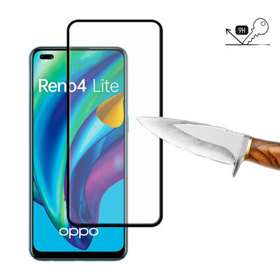 Oppo Reno 4 Lite Zore Edge Break Resistant Glass Screen Protector - 2