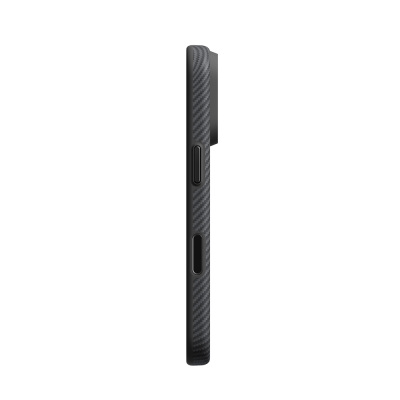 Pitaka Military-Grade Classic Series Case for Apple iPhone 18 Pro – Aramid Carbon Fiber with MagSafe Charging – New Logo Black-Grey Twill Finish - 10