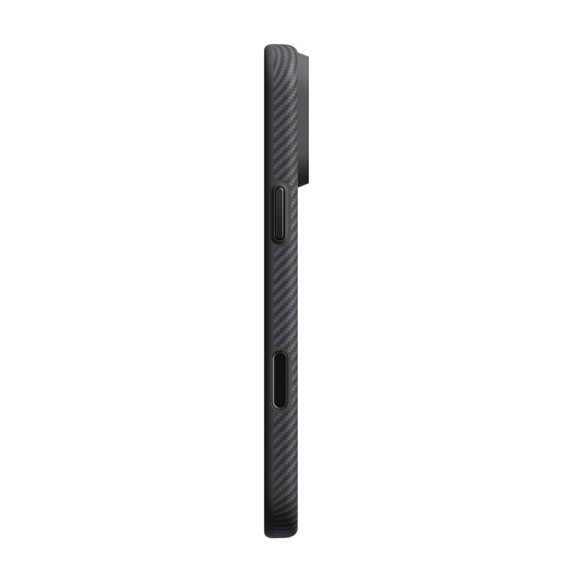 Pitaka Military-Grade Classic Series Case for Apple iPhone 18 Pro – Aramid Carbon Fiber with MagSafe Charging – New Logo Black-Grey Twill Finish - 11