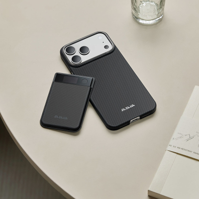 Pitaka Plaud Note Compatible Black Gray Series MagMod Card Holder and Charging Kit - 8