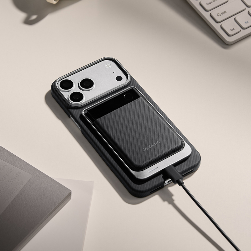 Pitaka Plaud Note Uyumlu Black Gray Serisi MagMod Kartlık ve Şarj Seti - 7