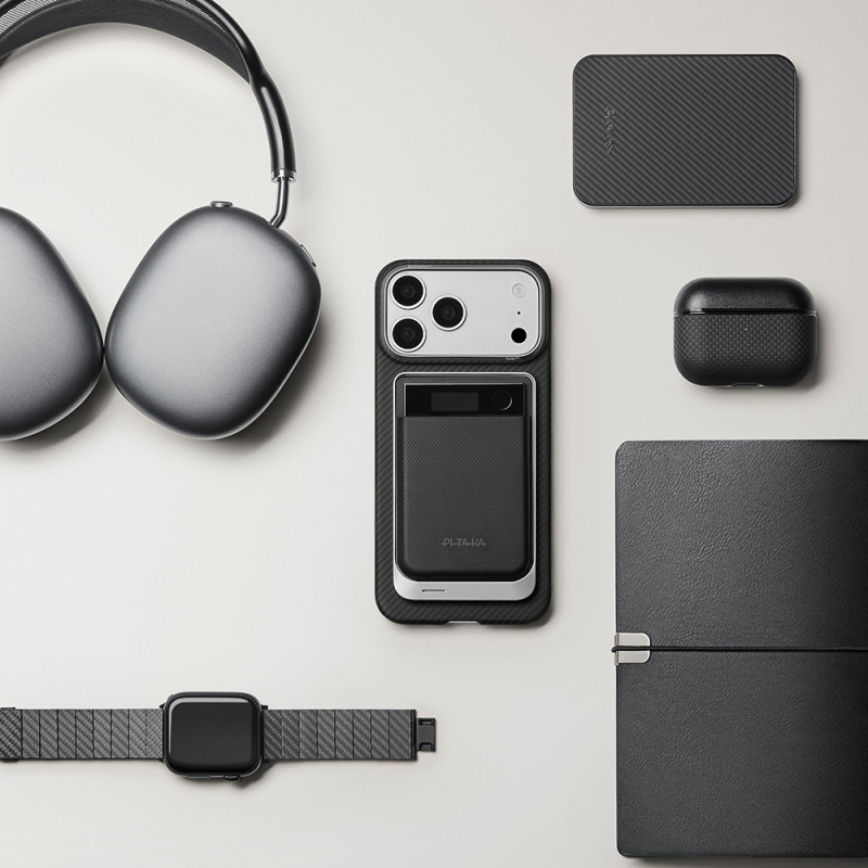 Pitaka Plaud Note Uyumlu Black Gray Serisi MagMod Kartlık ve Şarj Seti - 11