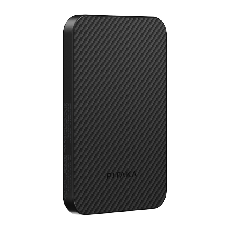 Pitaka Tactile Woven Qi2 Charging Technology Aramid Fiber M-Safe Powerbank 15W 5000mAh - 21