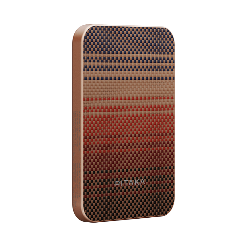 Pitaka Tactile Woven Qi2 Charging Technology Aramid Fiber M-Safe Powerbank 15W 5000mAh - 39