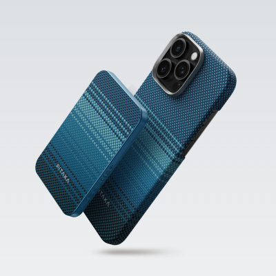 Pitaka Tactile Woven Qi2 Şarj Teknolojili Aramid Fiber M-Safe Powerbank 15W 5000mAh - 18