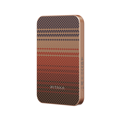 Pitaka Tactile Woven Qi2 Şarj Teknolojili Aramid Fiber M-Safe Powerbank 15W 5000mAh - 2