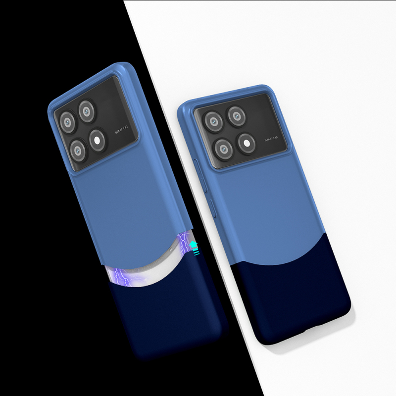 Poco X6 Pro Kılıf Mıknatıslı Zore Duble Kapak - 2
