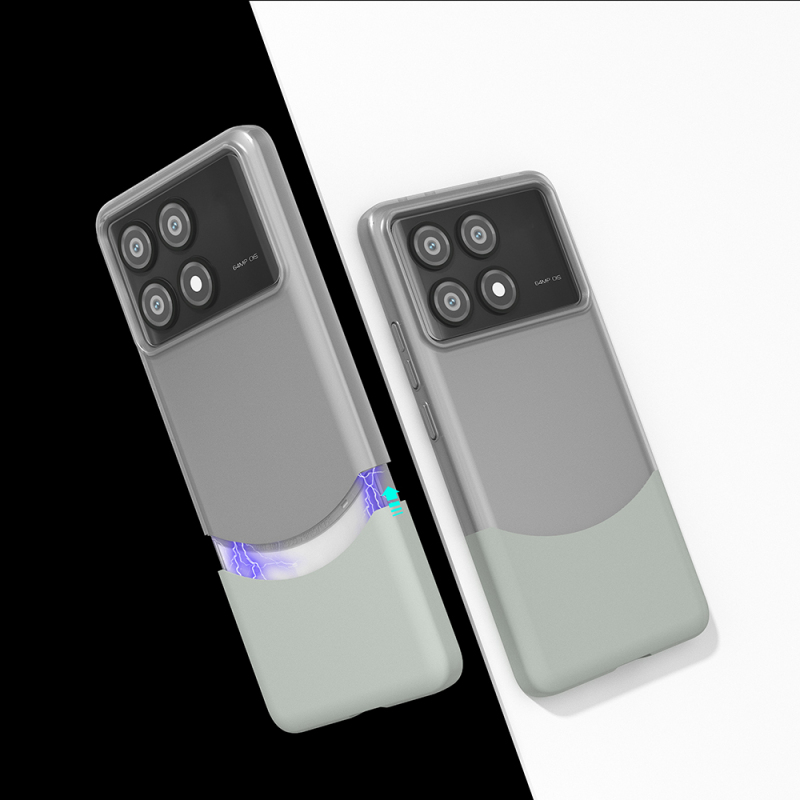 Poco X6 Pro Kılıf Mıknatıslı Zore Duble Kapak - 3