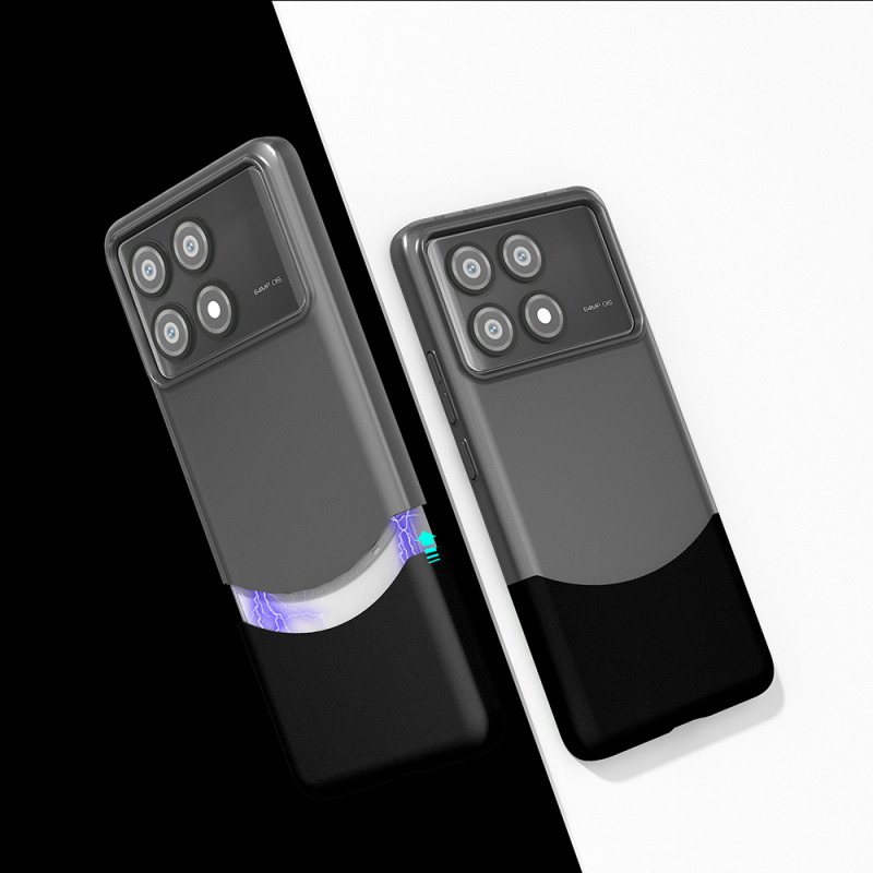 Poco X6 Pro Kılıf Mıknatıslı Zore Duble Kapak - 4