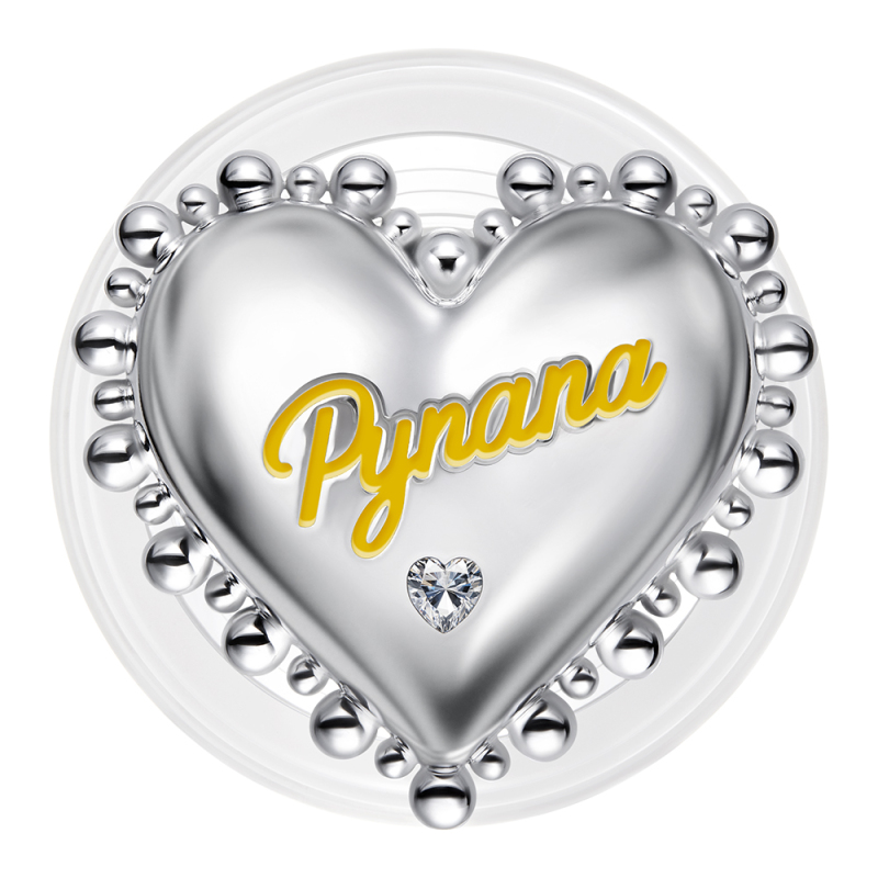 Pynana BubbleHeart 360 Degree Rotating Magnetic Ring Stand Phone Holder - 1