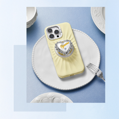 Pynana BubbleHeart 360 Degree Rotating Magnetic Ring Stand Phone Holder - 3