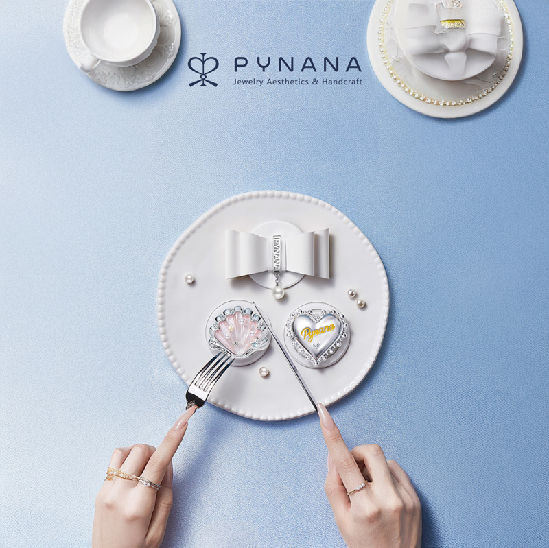 Pynana RoseShell 360 Degree Rotating Magnetic Ring Stand Phone Holder - 5