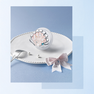 Pynana RoseShell 360 Derece Dönebilen Magnetik Ring Stand Telefon Tutucu - 4