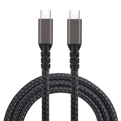 Qgeem 2nd Generation Type-C to Type-C USB3.2 PD Data Cable 100W 20Gbps 4K@60Hz 0.2 Meter - 1
