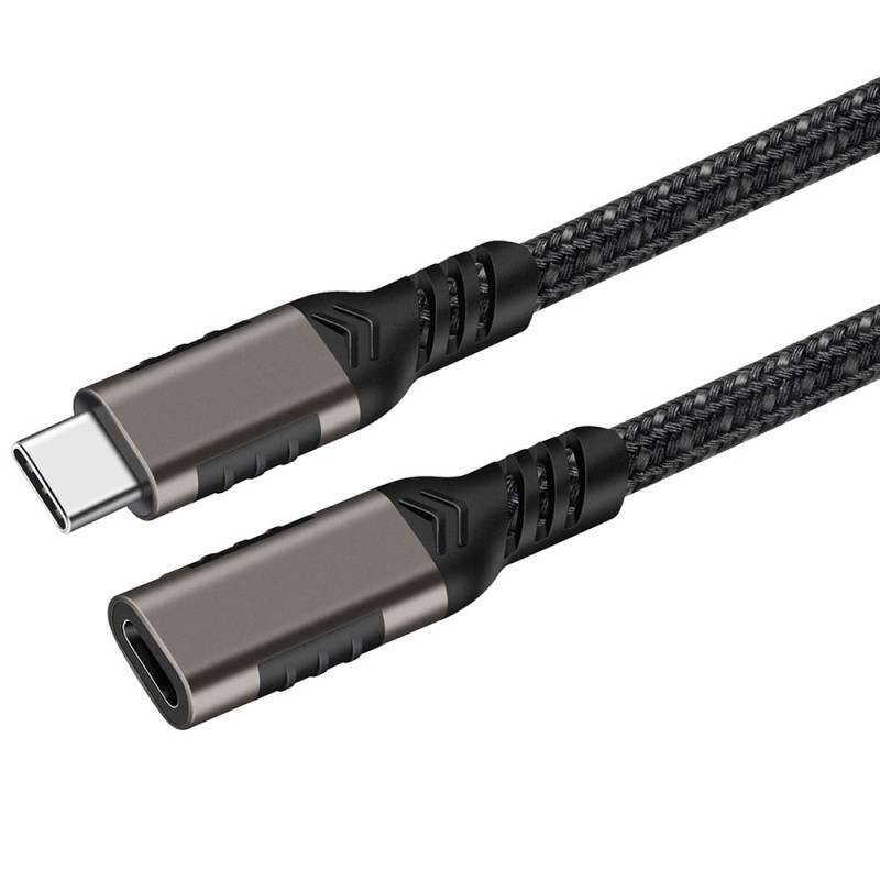 Qgeem Extension USB3.2 Type-C PD Extension Cable 100W 20Gbps 4K@60Hz 0.2 Meter - 5