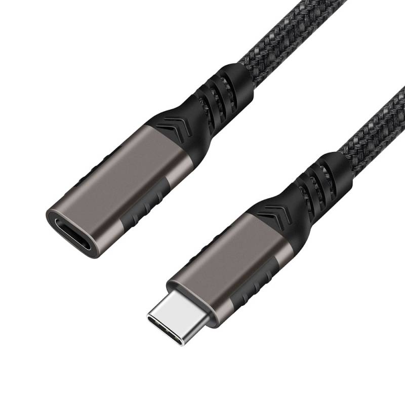 Qgeem Extension USB3.2 Type-C PD Extension Cable 100W 20Gbps 4K@60Hz 0.2 Meter - 7