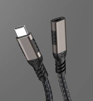 Qgeem Extension USB3.2 Type-C PD Extension Cable 100W 20Gbps 4K@60Hz 0.2 Meter - 12