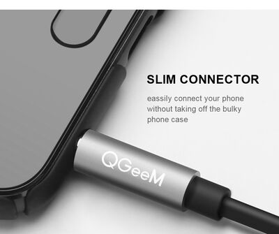 Qgeem QG-AU08 3.5mm Çoğaltıcı Audio Kablo - 5