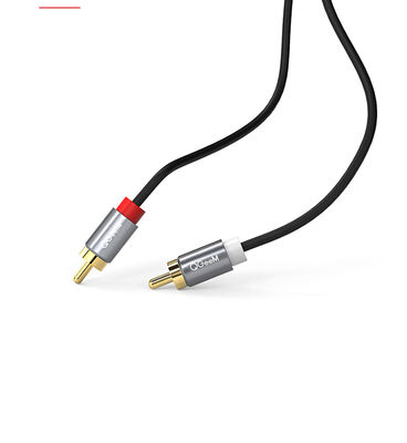 Qgeem QG-AU09 3.5mm To RCA Aux Audio Cable 1.5M - 3