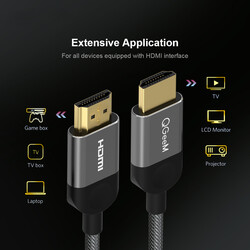Qgeem QG-AV14 HDMI Cable 0.5M - 3