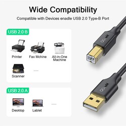Qgeem QG-CVQ23 Usb Type-A To Usb Type-B Cable 1.83M - 2