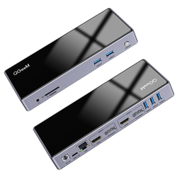 Qgeem QG-D6902 All in One Replicator Type-C Hub Docking Station 4K-5K Displayport HDMI Supported - 1