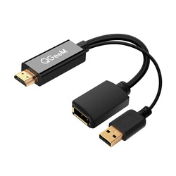 Qgeem QG-HD01 HDMI To Display Port Converter - 1