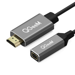 Qgeem QG-HD02 HDMI To Mini Display Port Dönüştürücü - 1