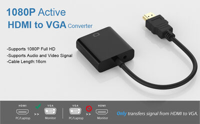 Qgeem QG-HD07 HDMI To VGA Converter - 7