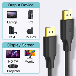 Qgeem QG-HD16 Display Port Cable 0.91M - 12