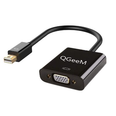 Qgeem QG-HD17 Mini Display Port To VGA Converter - 1